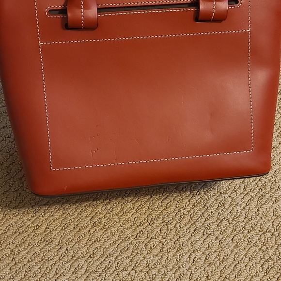 Dooney and Bourke Red Beacon Domed Purse